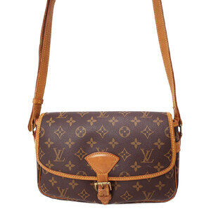 Louis Vuitton Monogram Leather Brown Sologne Shoulder Bag